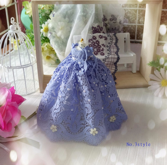 迷你蕾絲小禮服 -花仙子系列の藍淺淺- 第2張的照片