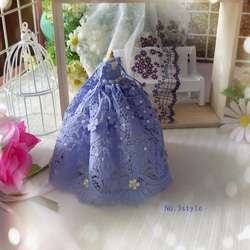 迷你蕾絲小禮服 -花仙子系列の藍淺淺- 第3張的照片