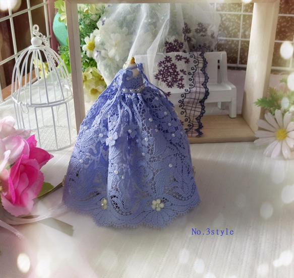 迷你蕾絲小禮服 -花仙子系列の藍淺淺- 第3張的照片