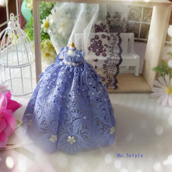 迷你蕾絲小禮服 -花仙子系列の藍淺淺- 第4張的照片