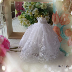 迷你蕾絲小禮服 -白紗系列の夏雪- 第4張的照片