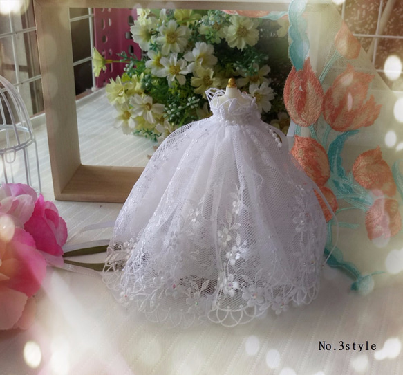 迷你蕾絲小禮服 -白紗系列の夏雪- 第4張的照片