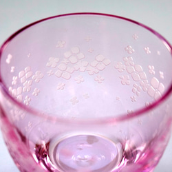 紫陽花のお猪口【薄紅】 3枚目の画像