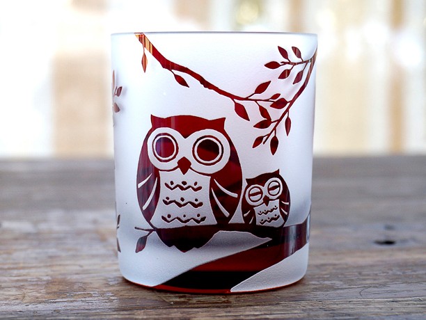 福来郎グラス【深緋】 4,464円