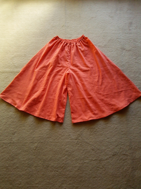 ギャザースカートパンツ(送料無料) 3枚目の画像