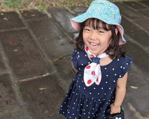 ガーゼのふんわりネッククーラー幼児〜低学年向きNo.95 0_c42f2bca27d31f1bd1df71632925