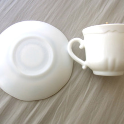 香りがえらべる☆　アロマソイキャンドル　ミルクグラスのティーカップ　セミオーダー 4枚目の画像