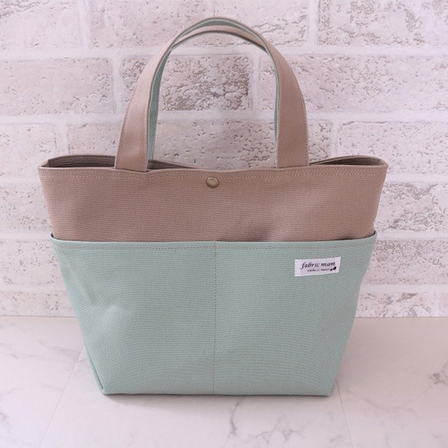♤選べるｶﾗｰ♪帆布ﾄｰﾄM(ﾏｯｼｭﾙｰﾑﾍﾞｰｽ) トートバッグ fabric mam