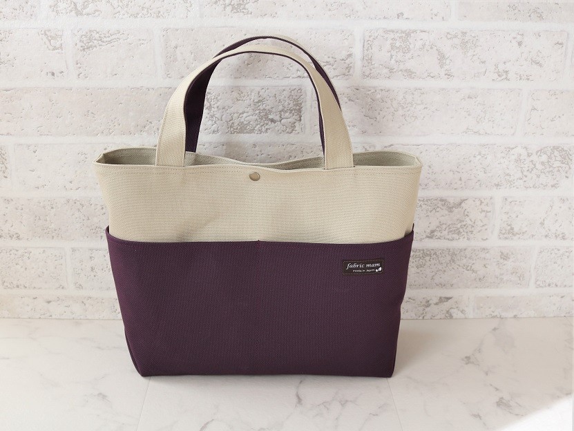 ♠選べるｶﾗｰ♪帆布ﾄｰﾄA4（ﾍﾞｰｼﾞｭﾍﾞｰｽ）