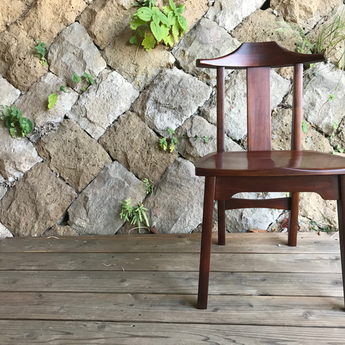 天然木 漆塗り 椅子？花台？ 【公式通販】