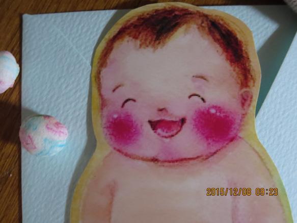 赤ちゃんお祝いメッセージカード 4枚目の画像