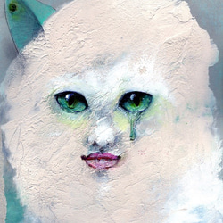 38×46㎝「キス待ちおじさん」F8・油彩・原画 38×46㎝「キス待ちおじさん」F8・油彩・原画 | iichi 日々の