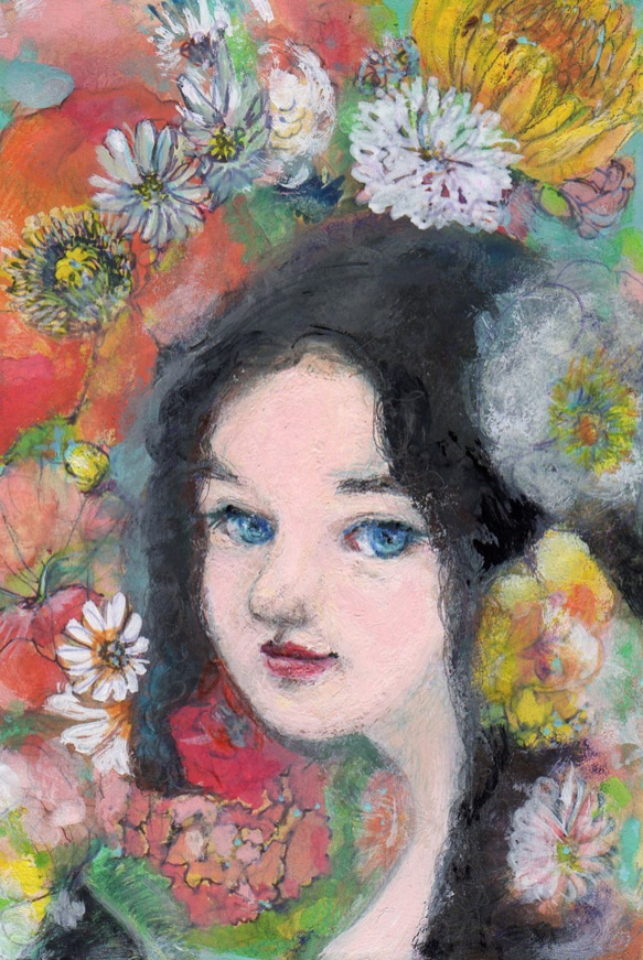 花の少女のポストカード 4枚目の画像
