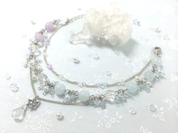 【sold out】『crystal riverside』ブレスレット 1枚目の画像