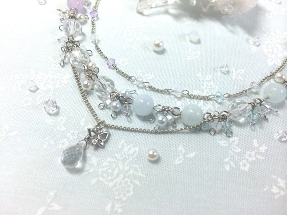 【sold out】『crystal riverside』ブレスレット 2枚目の画像