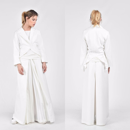 ボタン付き テーラード ジャケット ブレザー 7色展開【Aakasha