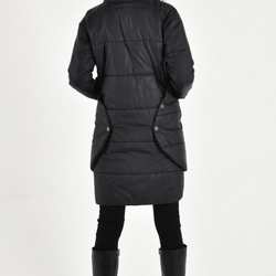 Button-down Jacket Coat Outerwear 黑色 [Aakasha] [可定制尺碼] 第4張的照片