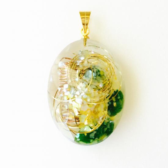 母の日にプレゼント！【身に付ける電磁波対策】魂を癒し知恵と叡智を司る・金星・愛と美、癒しと調和オルゴナイト