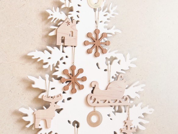 クリスマスツリー(ツリー込み・スノーホワイト)おしゃれ大人モダン北欧