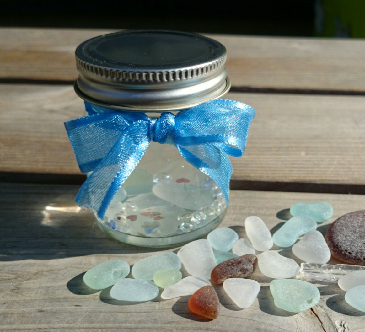 スノードーム♡シーグラスアート 春夏秋冬スノードーム☆.° シーグラスアート - メルカリ