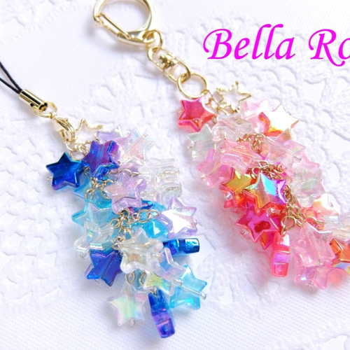 ④⑧じゃらじゃらキーホルダー♡ビーズキーホルダー ビーズキーホルダー⭐︎じゃらじゃらキーホルダー - メルカリ