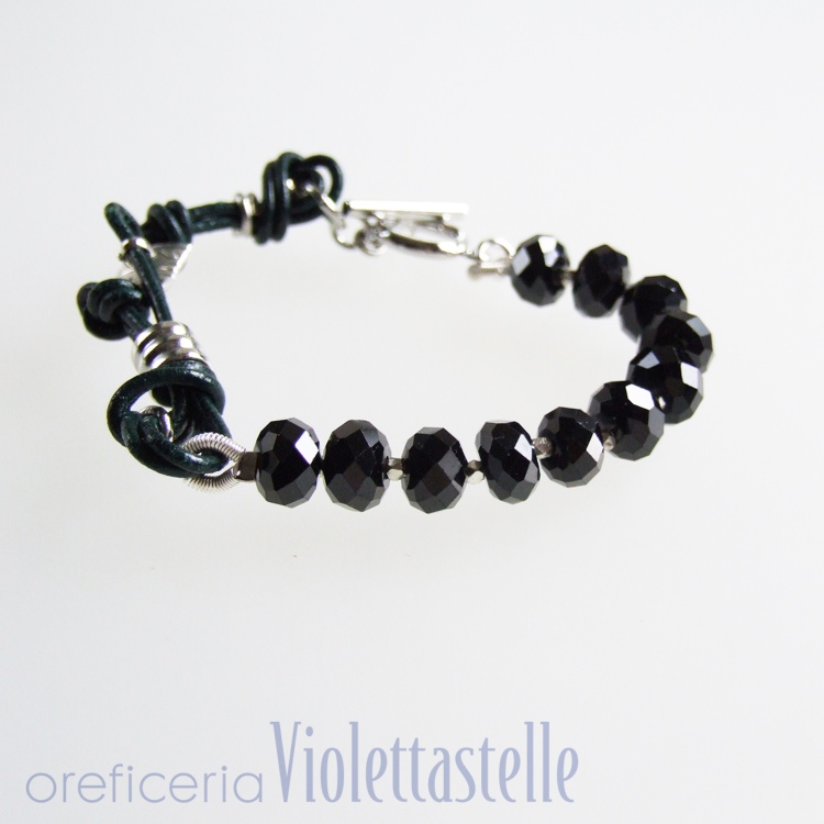 【お値下げ】ブラックスピネルのブレスレット