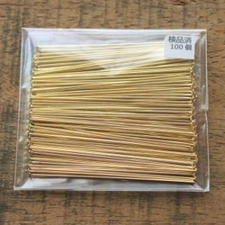 高品質Ｔピン【50mm】K16GPゴールド約50個 1枚目の画像