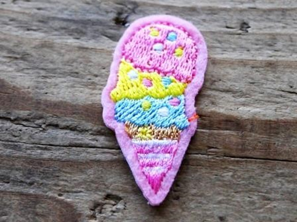 刺繍ワッペン【スイーツセット】８個 3枚目の画像