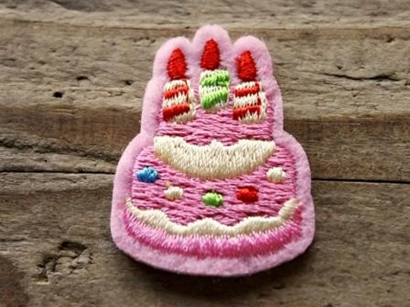 刺繍ワッペン【スイーツセット】８個 4枚目の画像