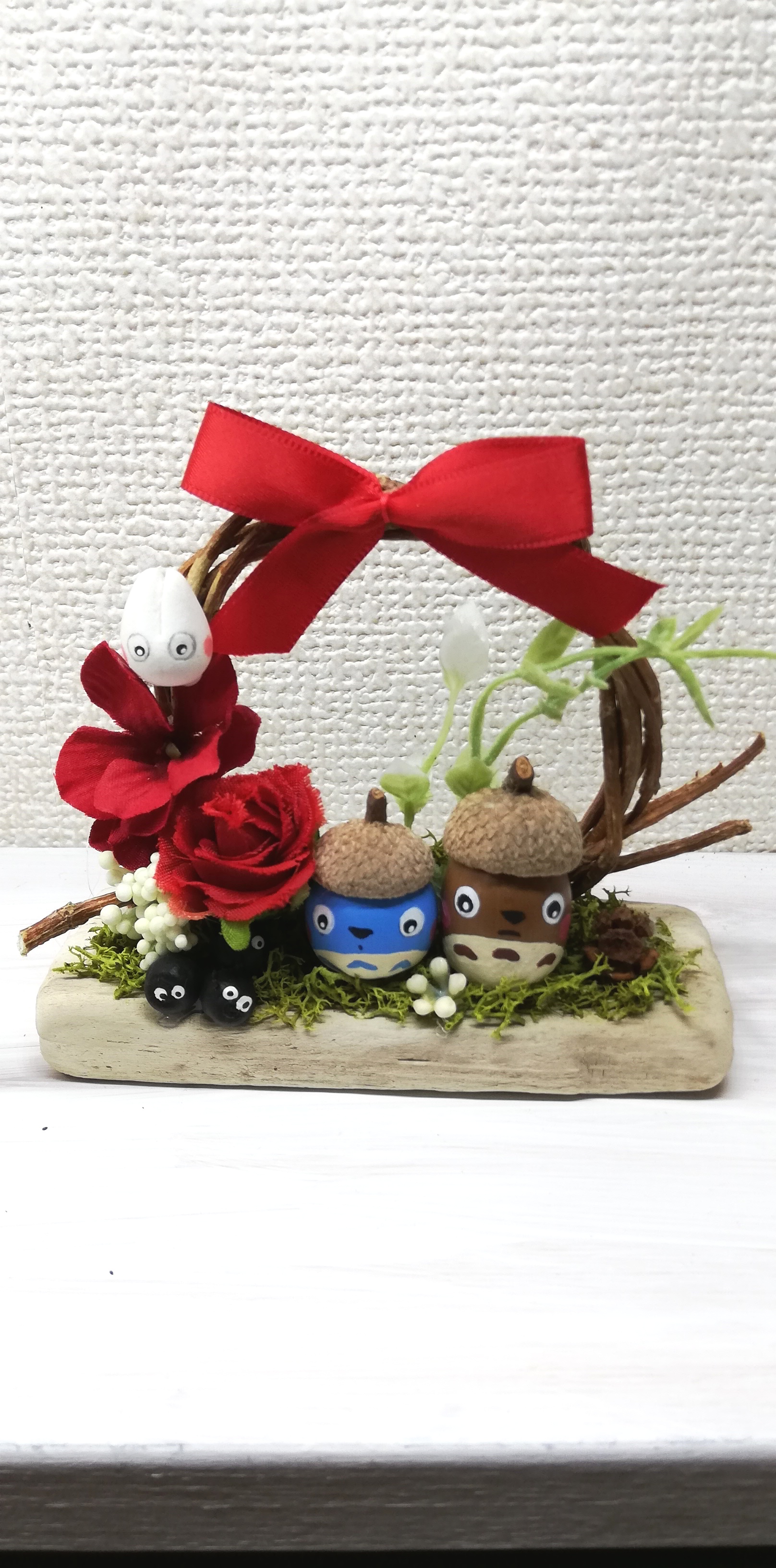 専用です✾どんぐりアート クリスマスオブジェ4点 壁掛け2点