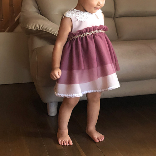 DRESSCO 90サイズベビードレスピンク