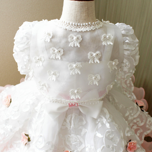 送料込□ドレス職人手作り！ボレロつき本格キッズドレス 子供服