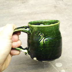 織部マグカップ  mug 5枚目の画像