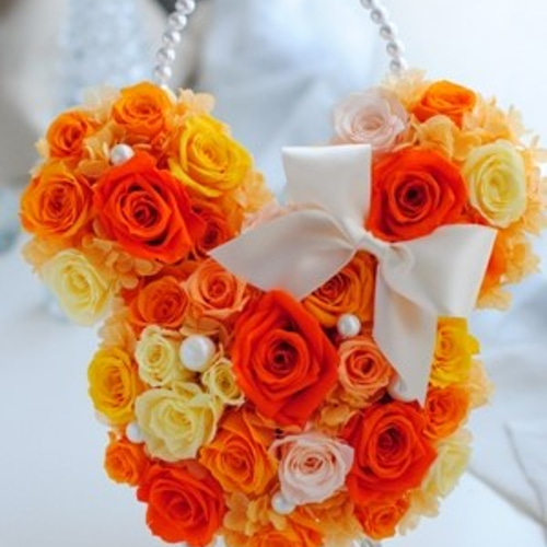 プリザーブドフラワー ミッキーバッグブーケ ミッキーブーケ