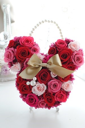 ブートニアセット 【pompomさま専用】ミッキー型バックブーケ