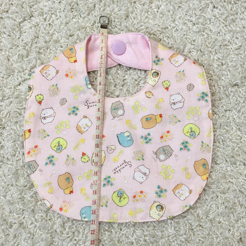 ハンドメイドスタイ　Cleome 様 ☆ベビースタイ 柔らかピンク色 ハンドメイド☆ スタイ
