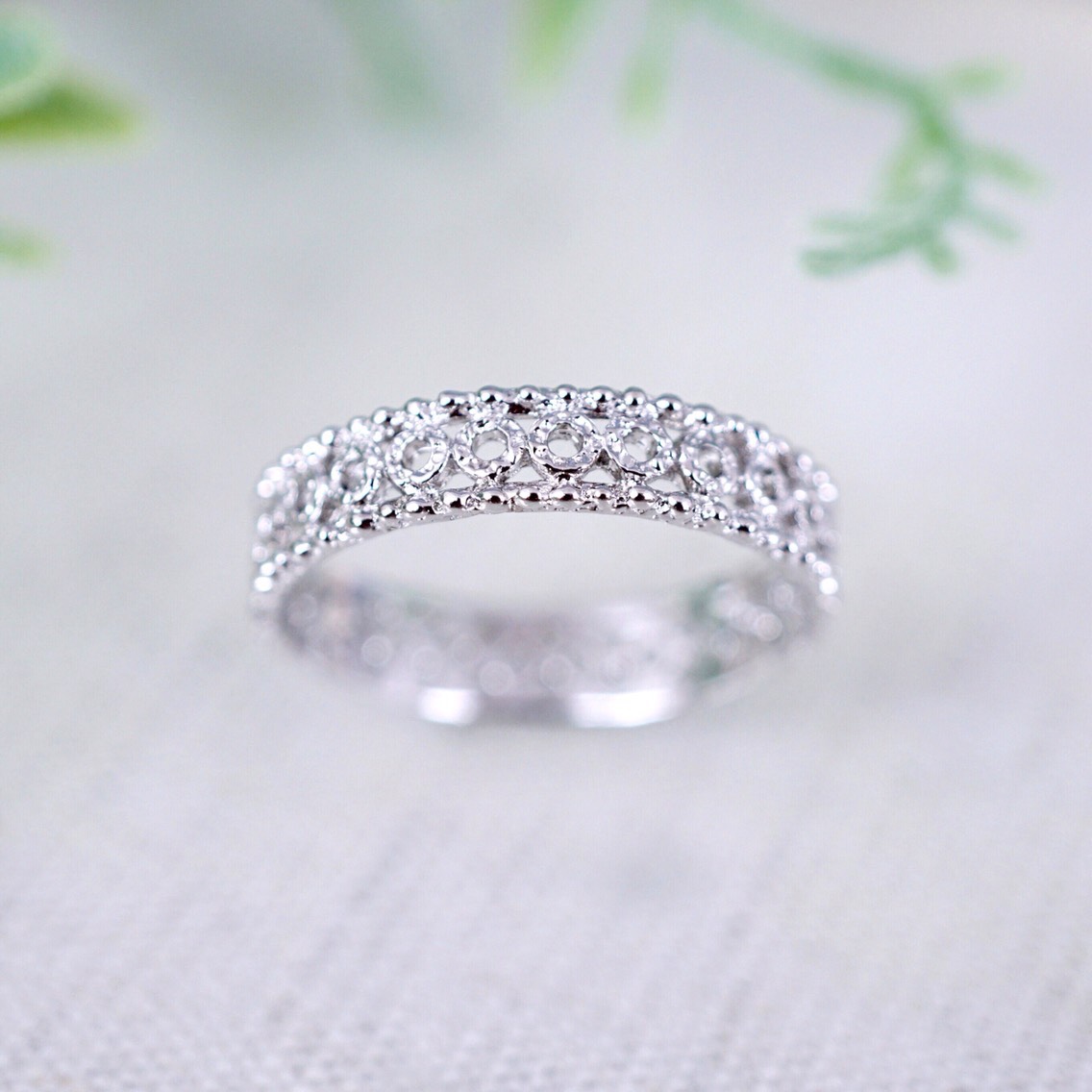 SV(Rh)リング「ribbon」