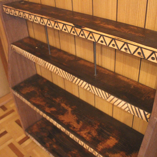 エスニック風シェルフ