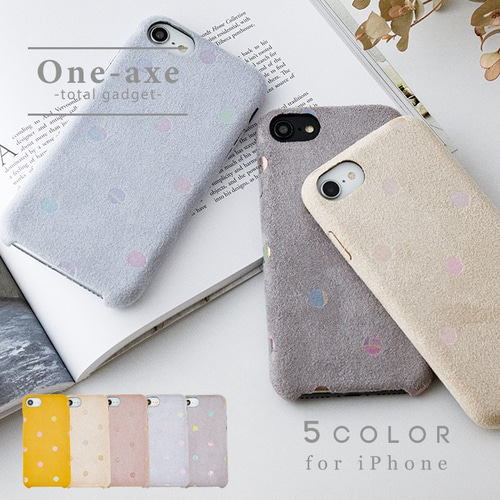 送料無料】 iphone 冬 秋 シンプル ベロア 生地 ケース かわいい 
