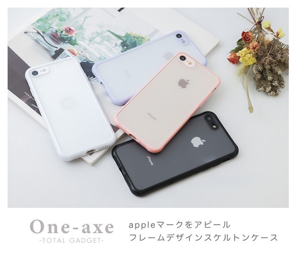 ￥300オフ iphone 13 12 ケース かわいい おしゃれ シンプル 大人女子 透ける 7 8 se X 11 2枚目の画像