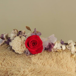 ㄧ抹紅 自助婚紗 婚紗外拍 頭花冠 第4張的照片