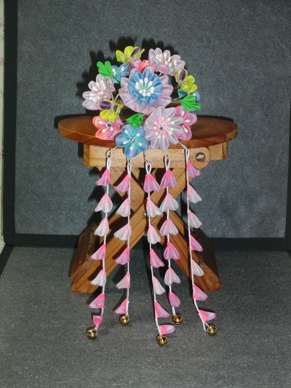 暈し梅菊★簪#T098