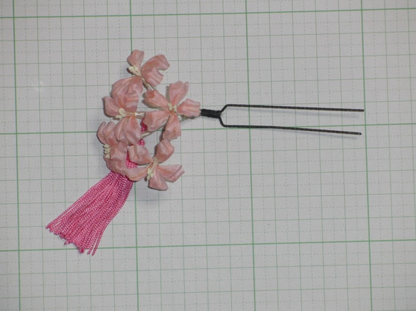 桜のミニ簪(Ⅵ) 3枚目の画像