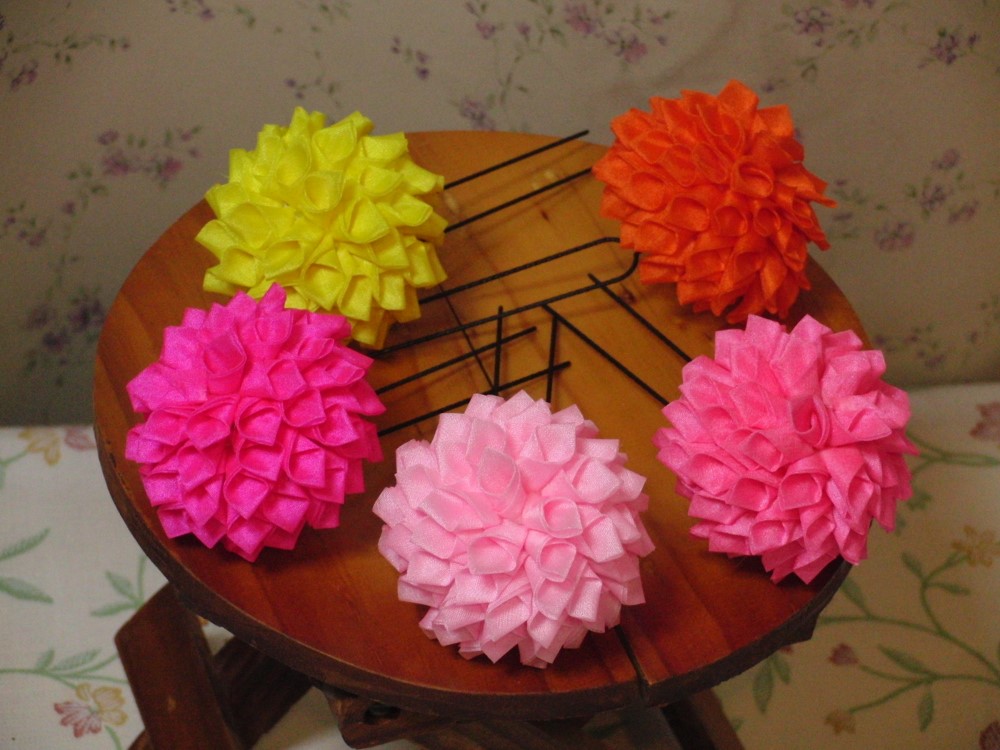 ピンポンマム★Uピンセット #S037