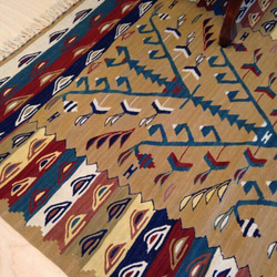手織り ラグ ターキッシュキリム kilim ✳︎送料無料 5枚目の画像