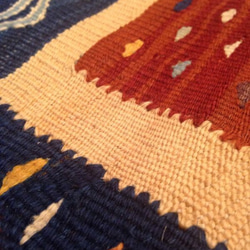約1.9畳 手織り ラグ ターキッシュキリム kilim ✳︎送料無料 4枚目の画像