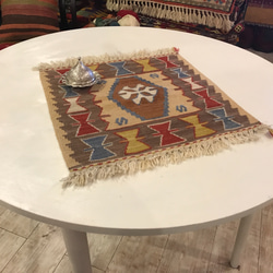 手織りの温もりを... ハンドメイド キリム kilim ✳︎国内送料無料 7枚目の画像