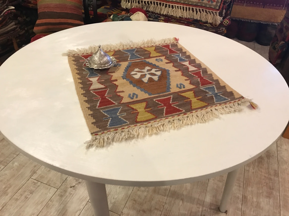 手織りの温もりを... ハンドメイド キリム kilim ✳︎国内送料無料 7枚目の画像