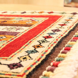 ティポット柄 手織り 絨毯 ハンドメイド ラグ ウール&草木染め Turkish kilim ✳︎国内送料無料 5枚目の画像