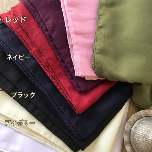 オヤ 制作用 スカーフ トルコ 伝統手芸 oya ピンク 無地 正方形